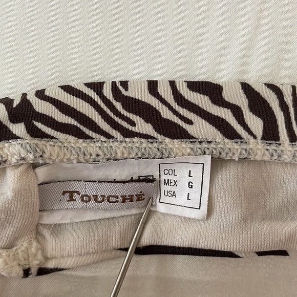 Touché Designer Two Piece Animal Print Bikini Size L - Picture 8 of 8